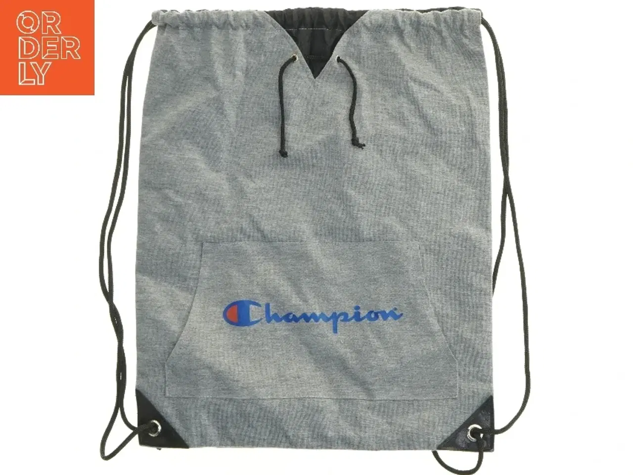 Billede 1 - Grå sportspose med snørelukning fra Champion (str. 46 x 37 cm)