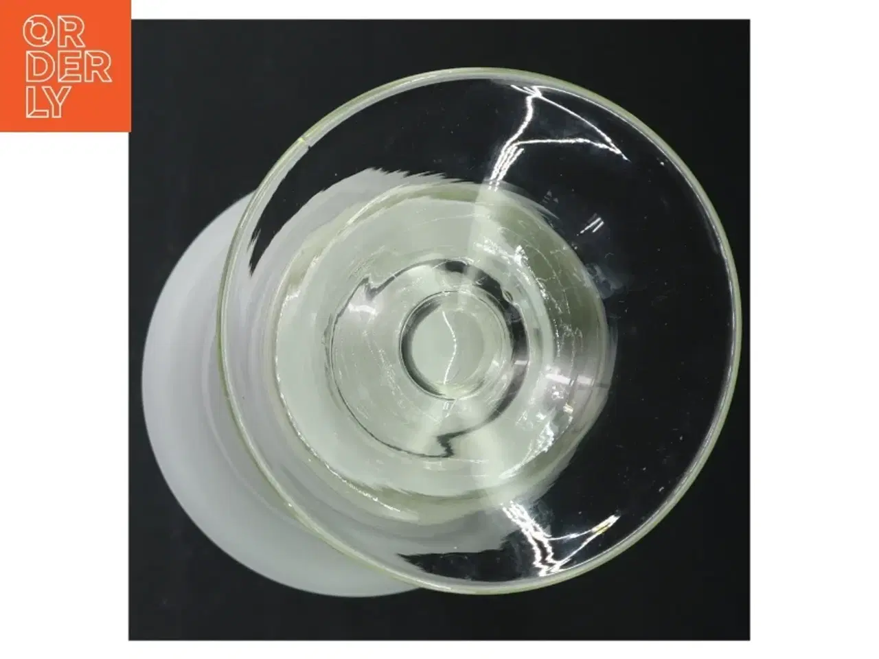 Billede 3 - Håndlavet Glas Pokal vase (str. 25,5 cm. ø. 15 cm)
