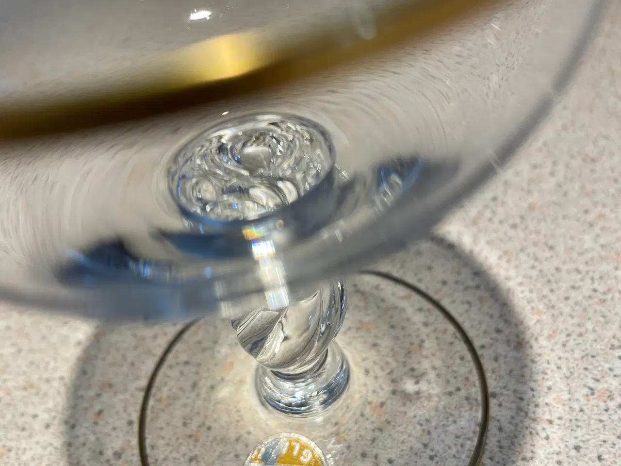 Billede 3 - Lyngby likørglas med hånddrejet stilk