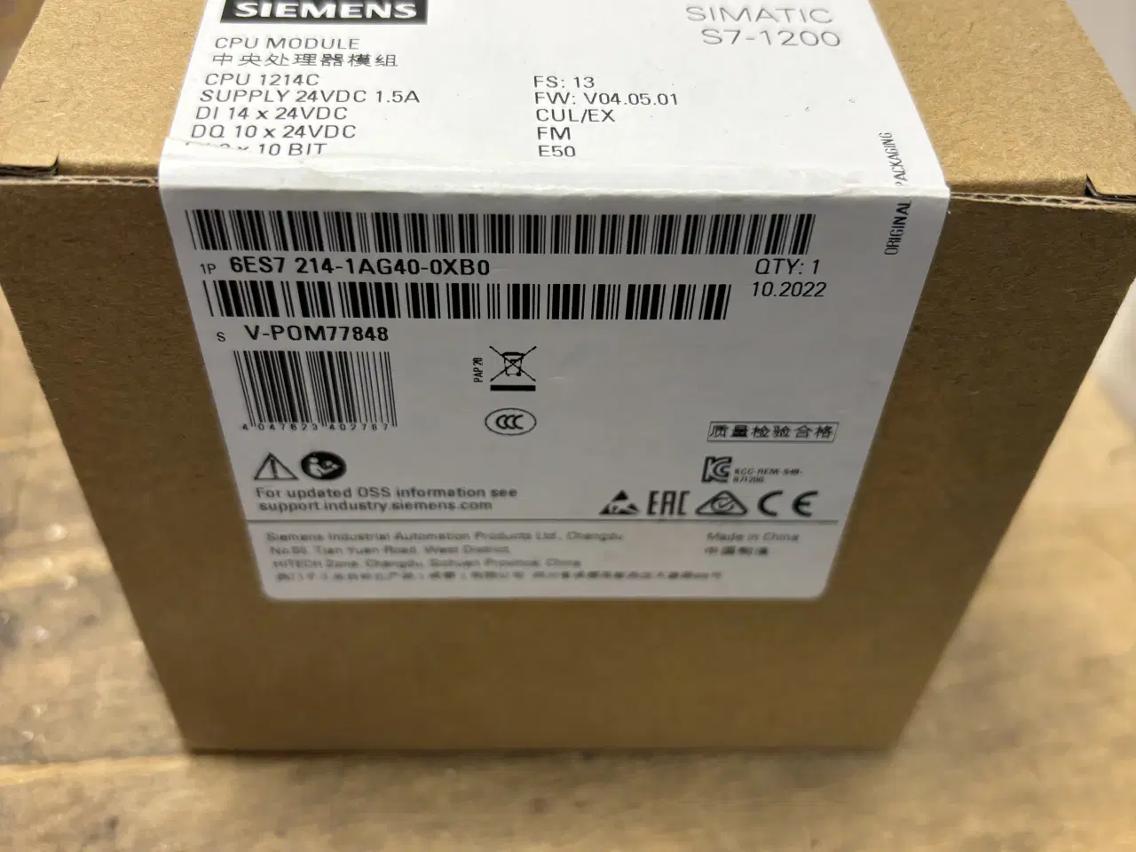 Billede 1 - Siemens PLC S7 - 1200