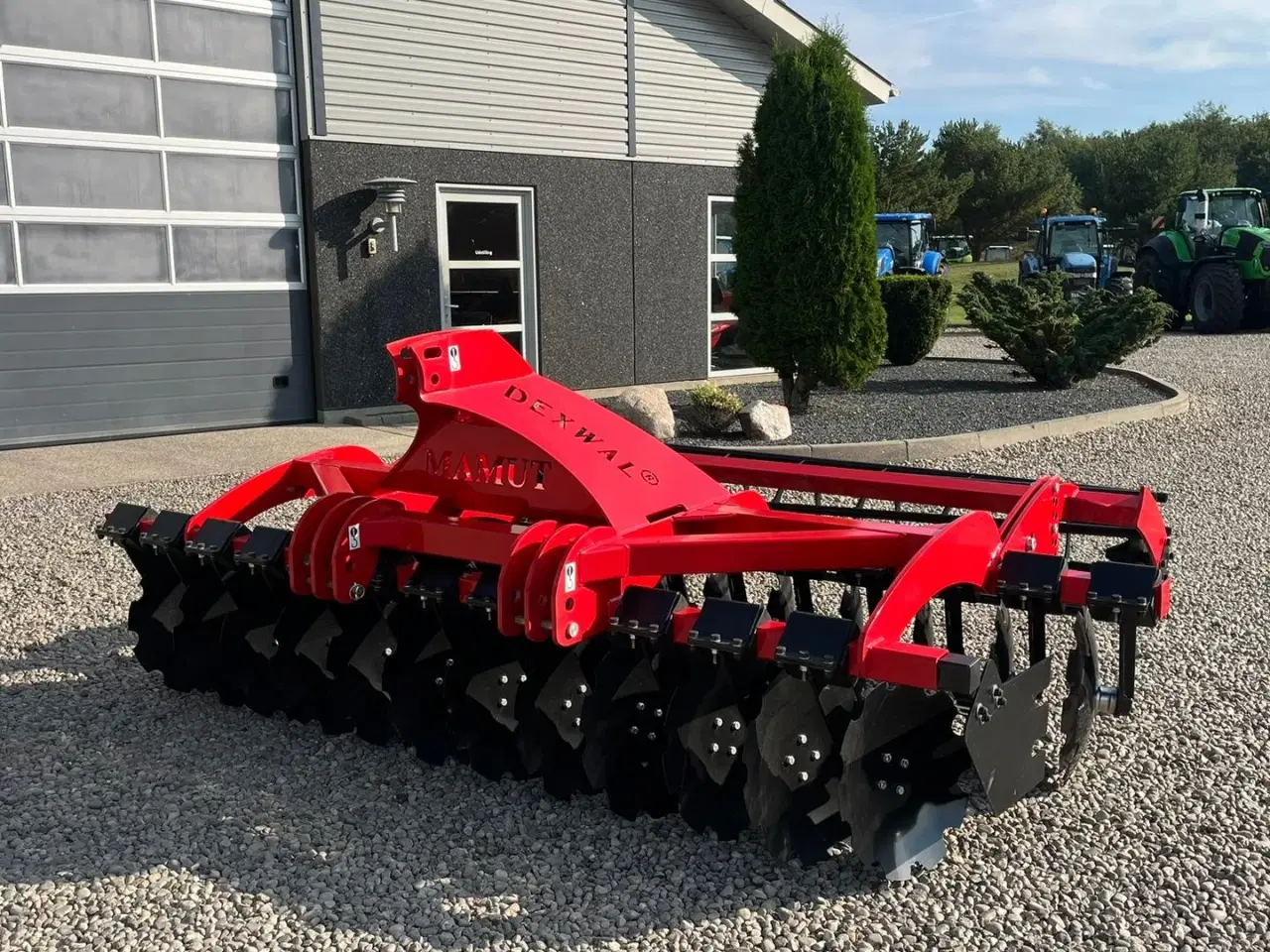 Billede 2 - Dexwal Mamut 3 m Med rørpakkervalse og 560mm tallerkner