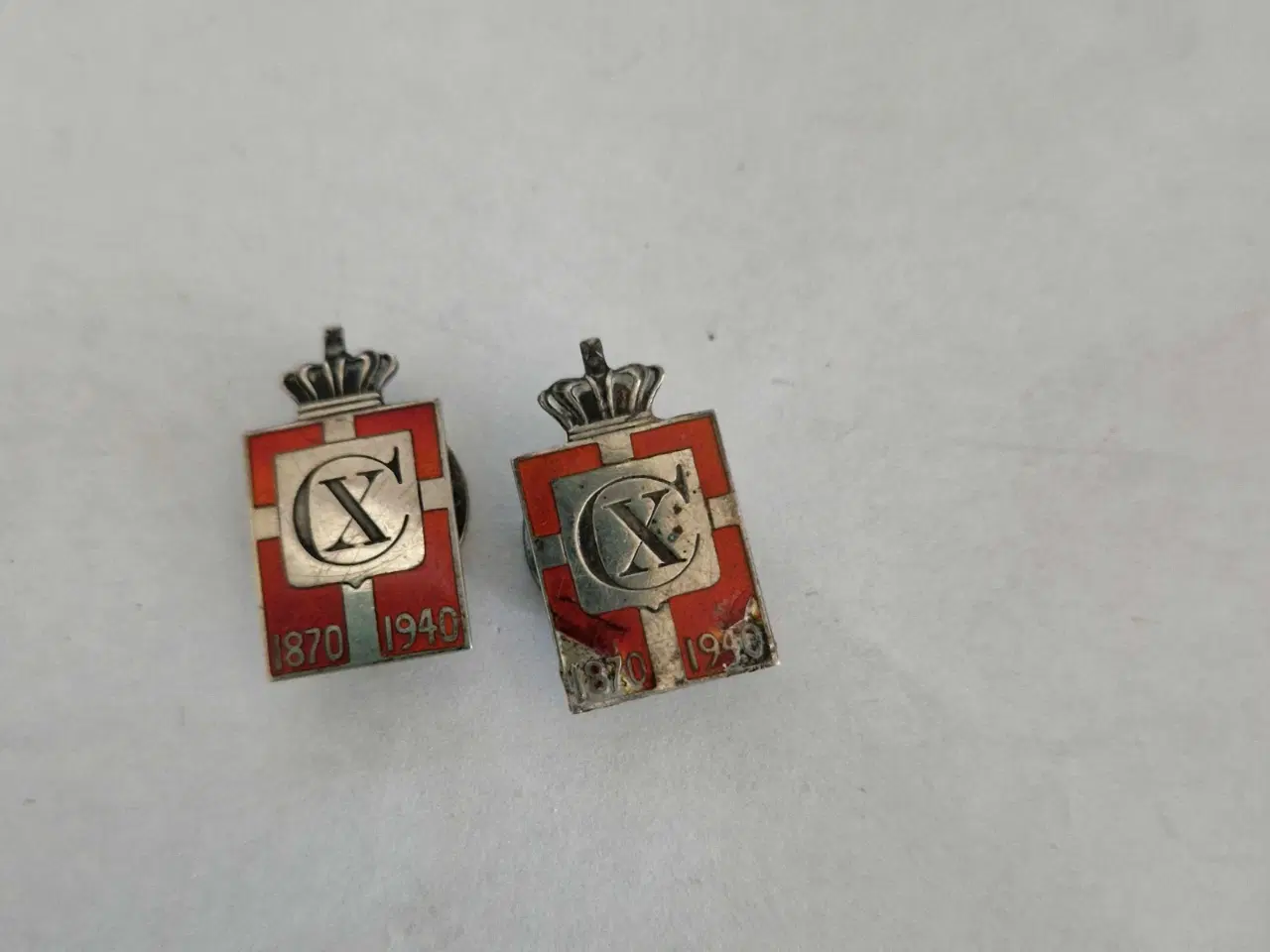 Billede 5 - Manchet knapper mv Georg Jensen kongemærker 