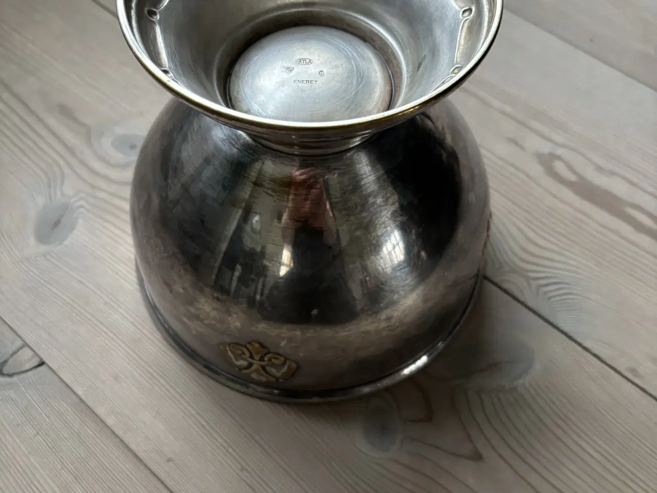 Billede 6 - Retro antik 2 tårnet ATLA sølvpokal 