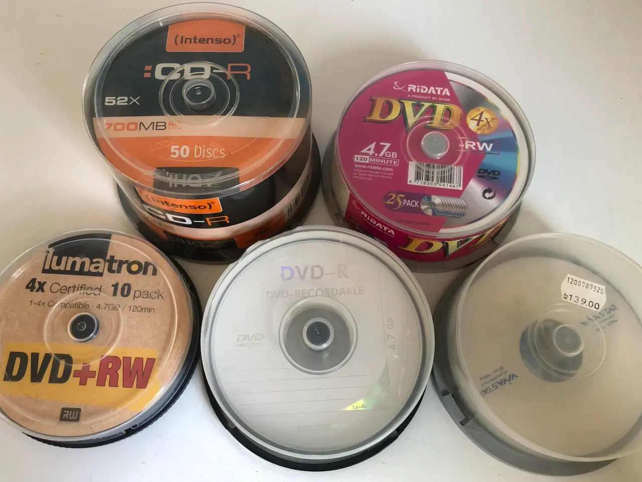 Billede 1 - DVD- og CD-skiver Sælges samlet eller separat