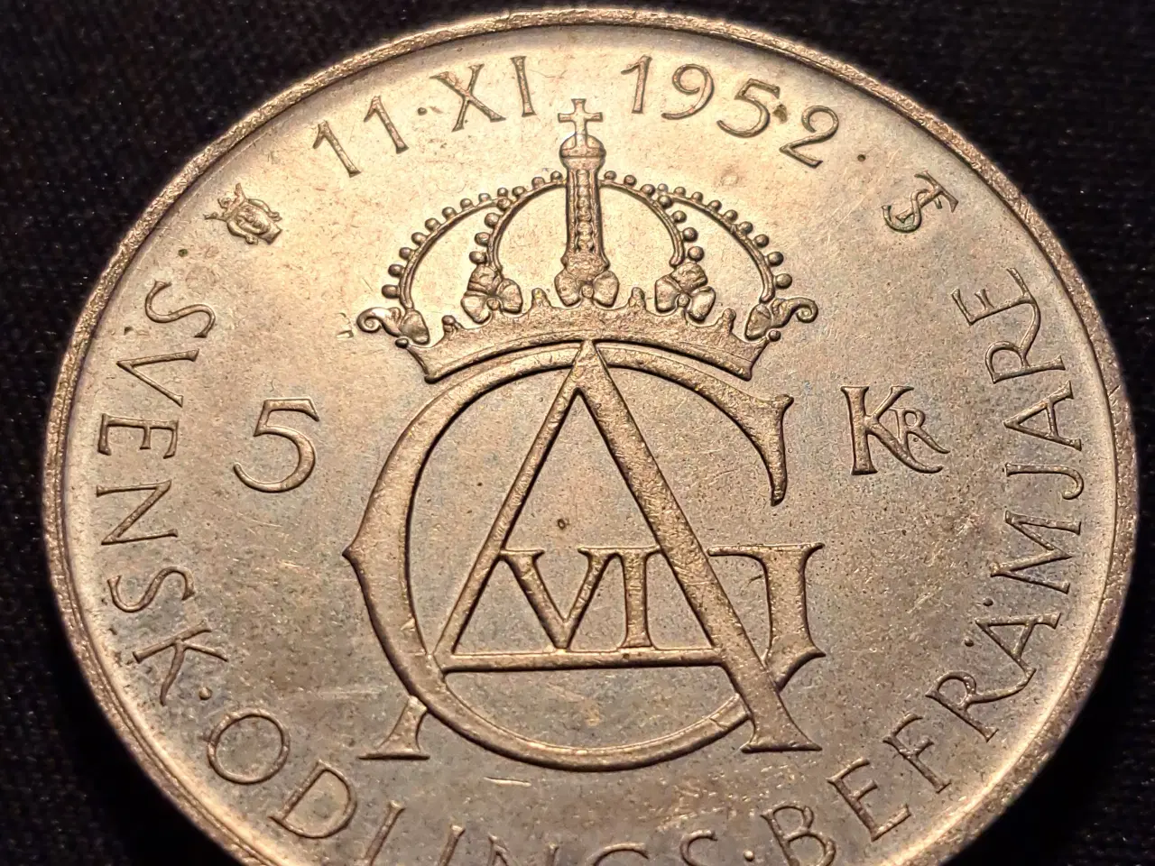 Billede 1 - Sverige 5 kroner 1952 i sølv