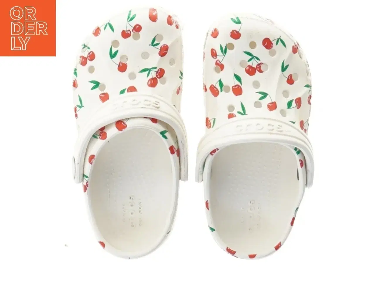 Billede 5 - Crocs til børn med kirsebærprint fra Crocs (str. længde 19 )