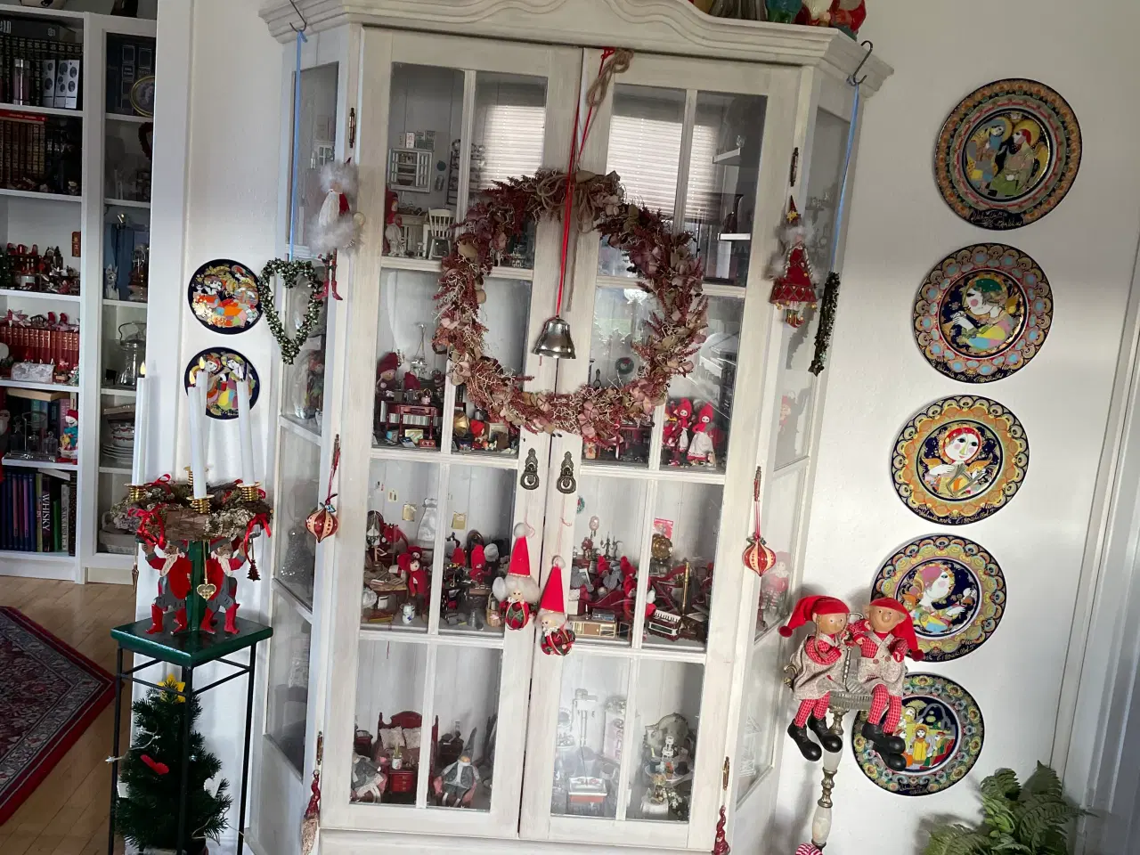 Billede 1 - Stort dobbelt vitrin skab