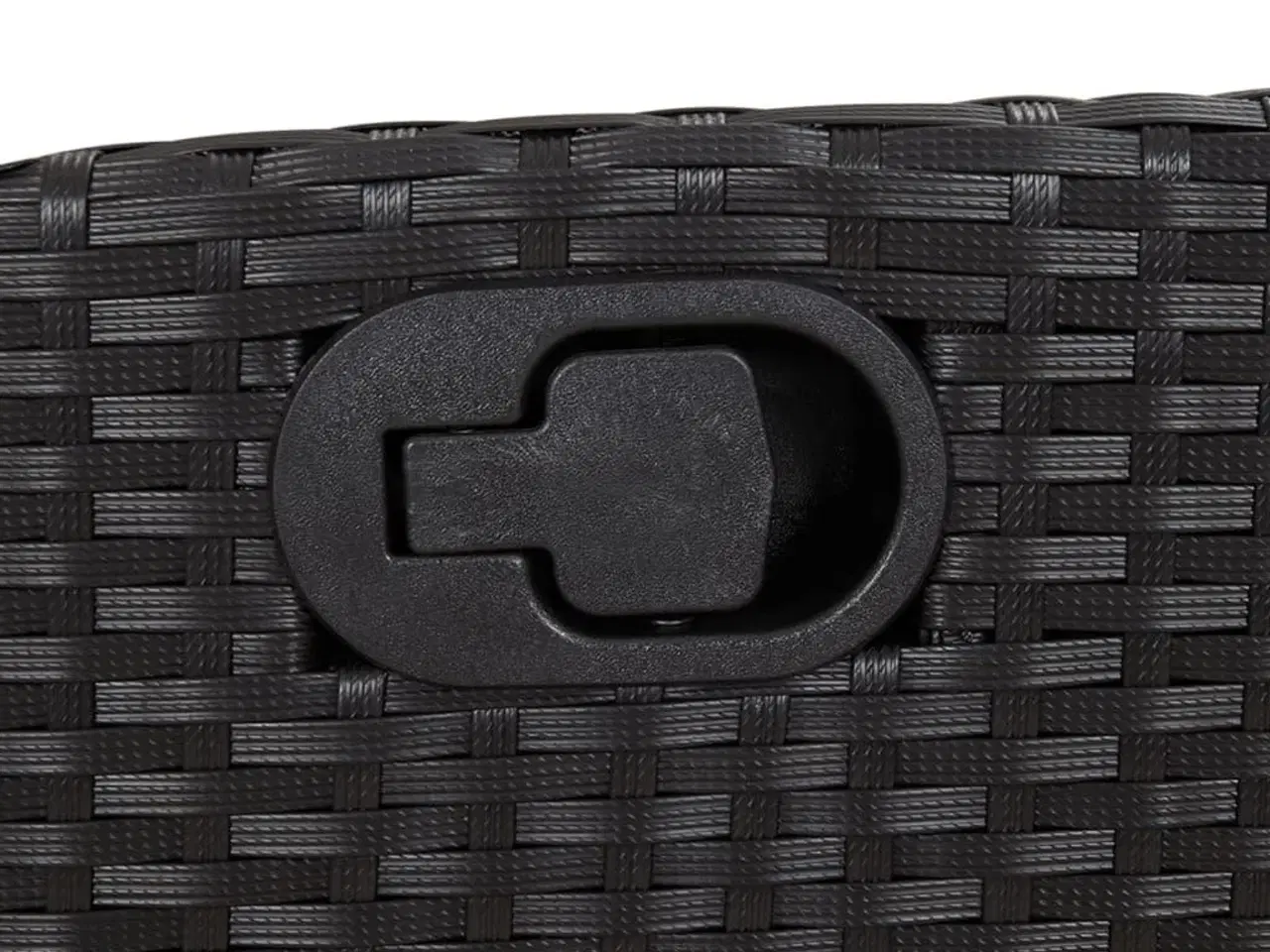 Billede 8 - Havestol med justerbart ryglæn og fodstøtte polyrattan sort