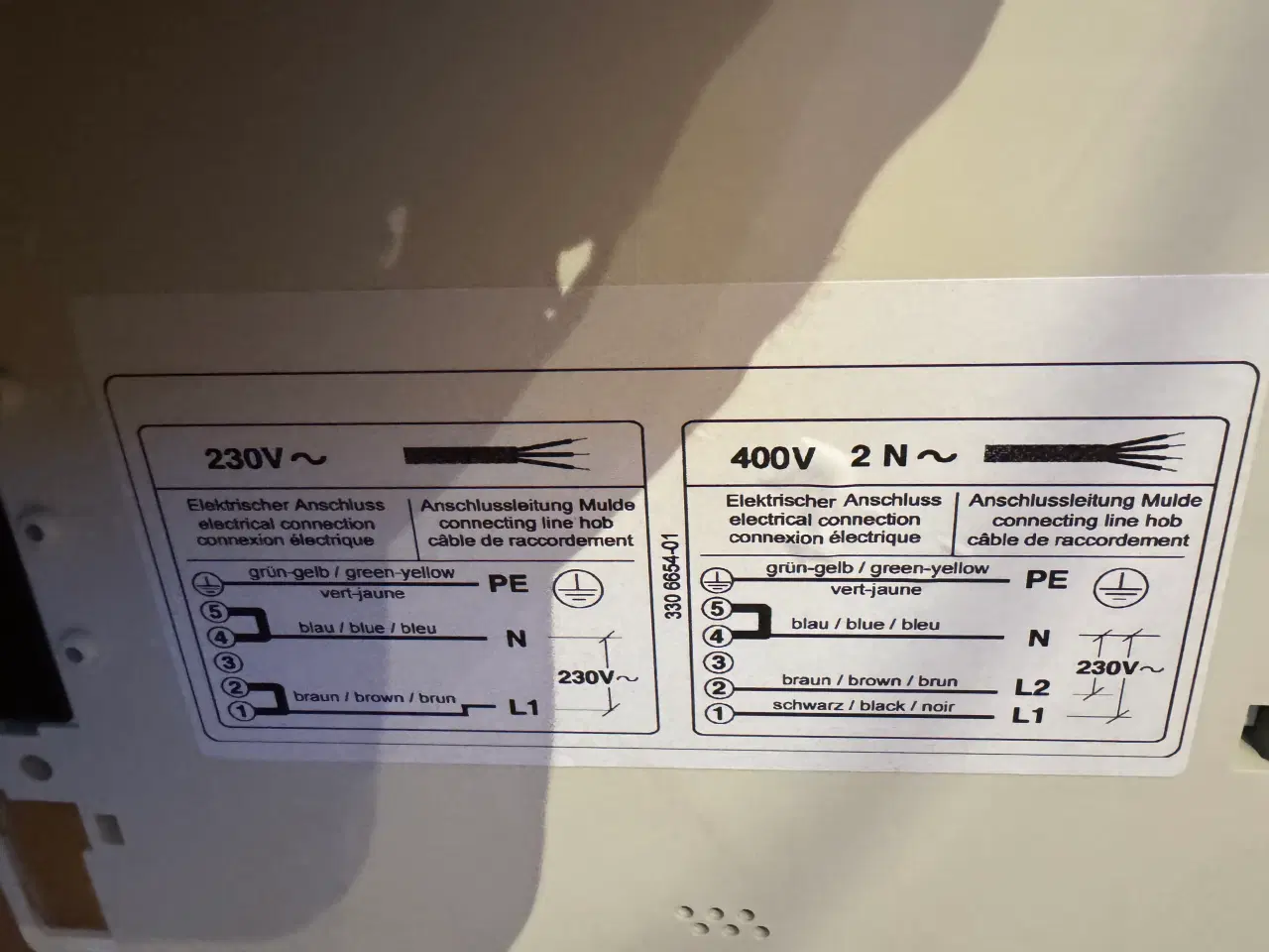 Billede 3 - Keramisk kogeplade Voss. Mål se billeder