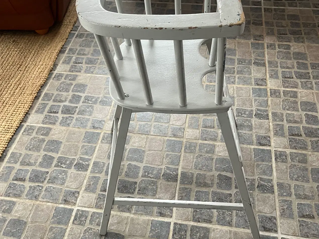 Billede 3 - Retro Højstol i træ