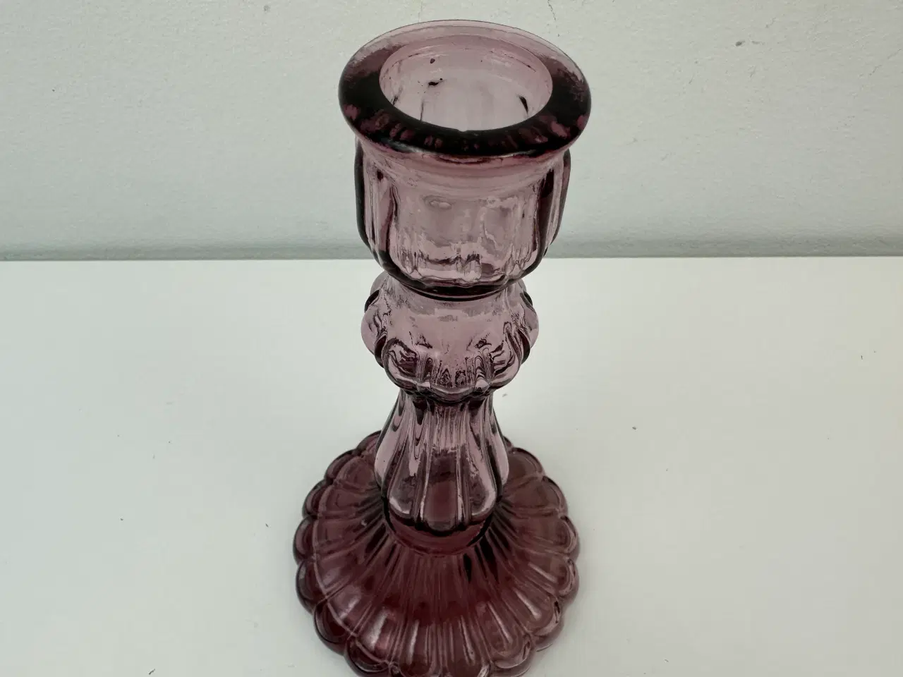 Billede 4 - Ældre vase i glas