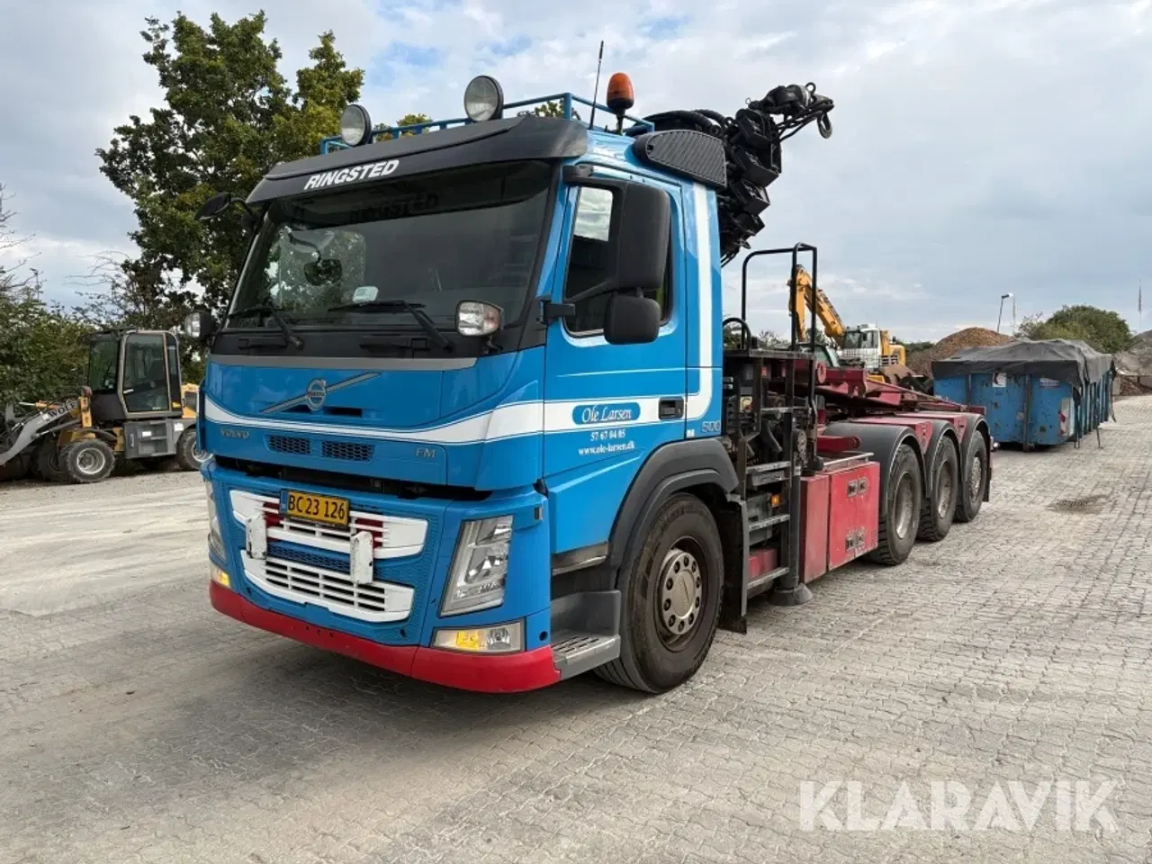 Billede 1 - Kranbil Volvo FM500 med wirehejs