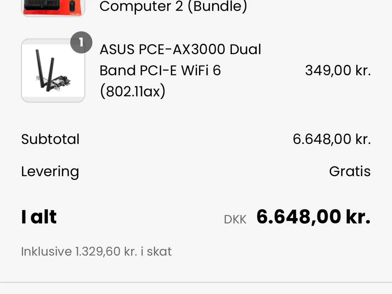Billede 4 - Gamer computer (Bundle)