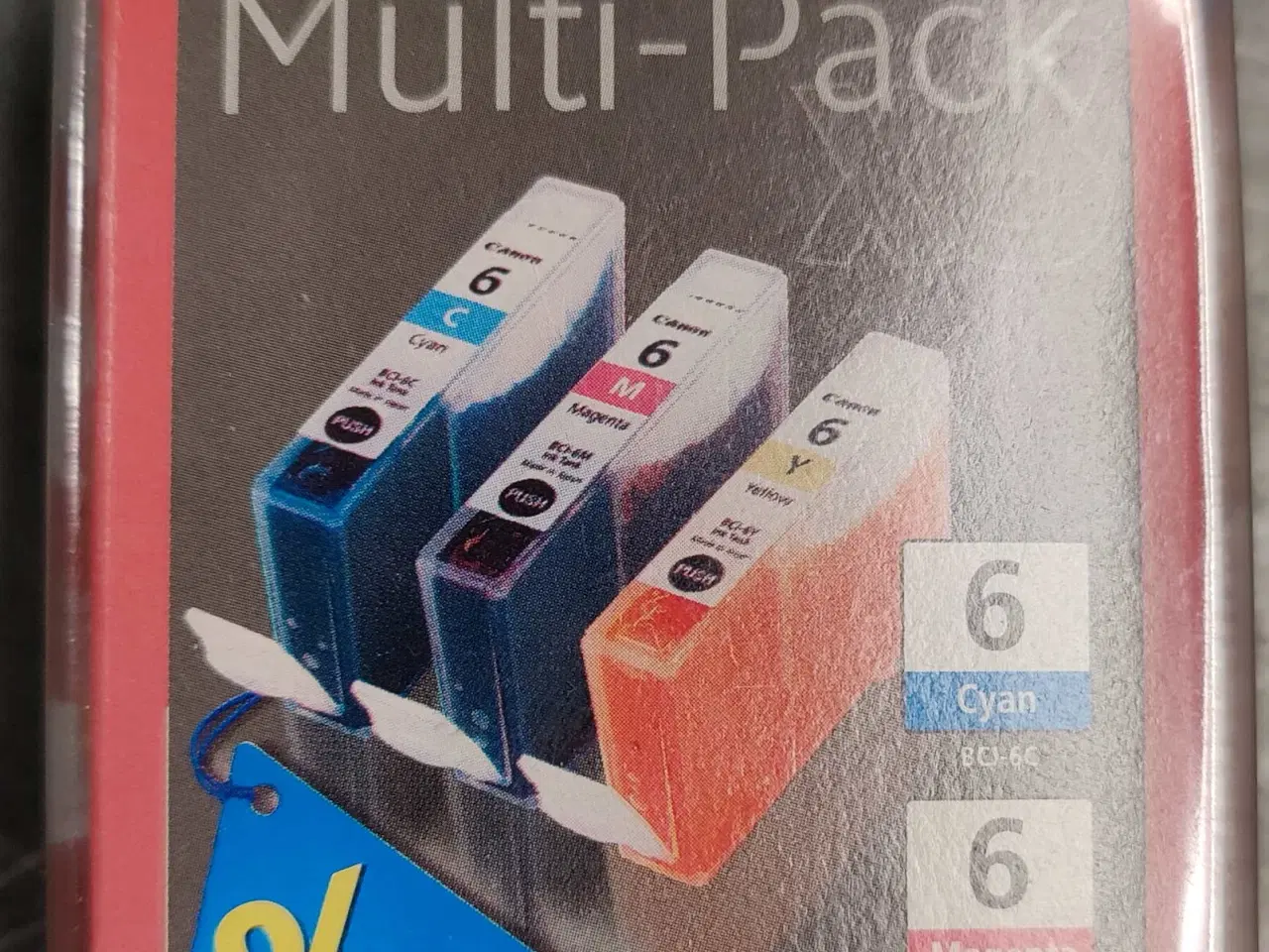 Billede 1 - Canon Pixma Farve sampak - BCI-6C -BCI-6M -BCI-6Y