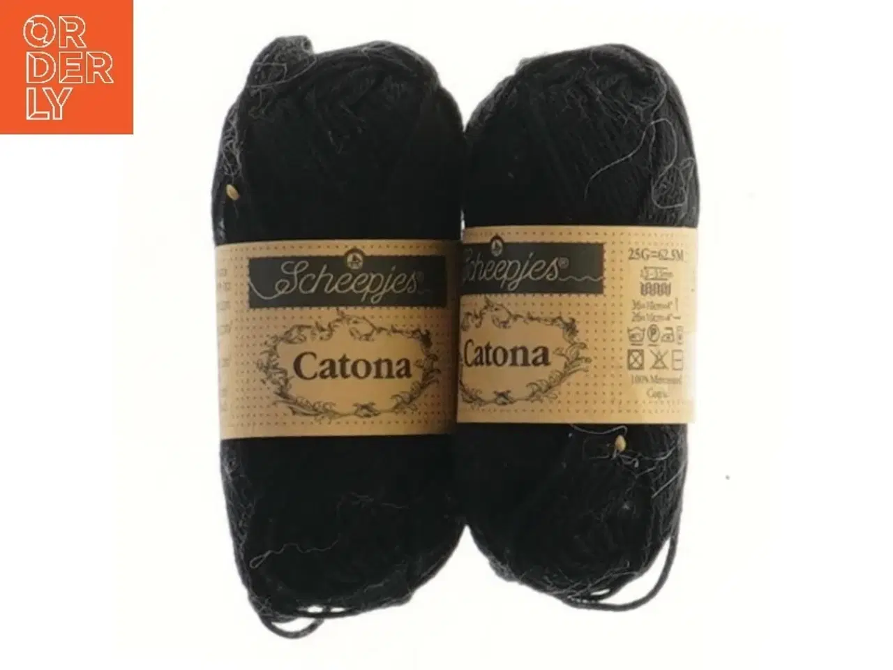 Billede 1 - Pakke med 2 garnnøgler, Scheepjes Catona fra Scheepjes (str. 2 stk 62,5m cm)