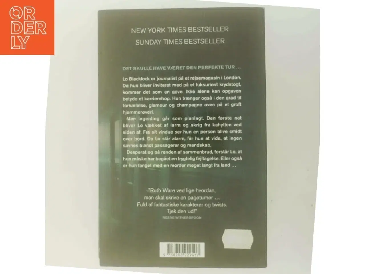 Billede 3 - Kvinden i kahyt nr. 10 : thriller af Ruth Ware (f. 1977) (Bog)