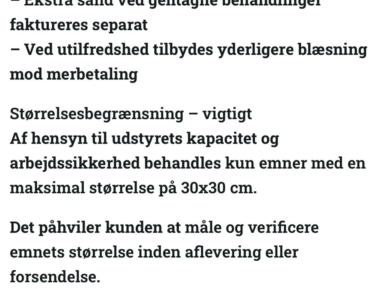 Billede 4 - Sandblæsning af dine emner