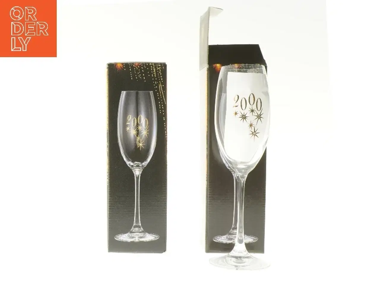 Billede 2 - Champagneglas 2000 (str. 2 stk 23,5 cm)
