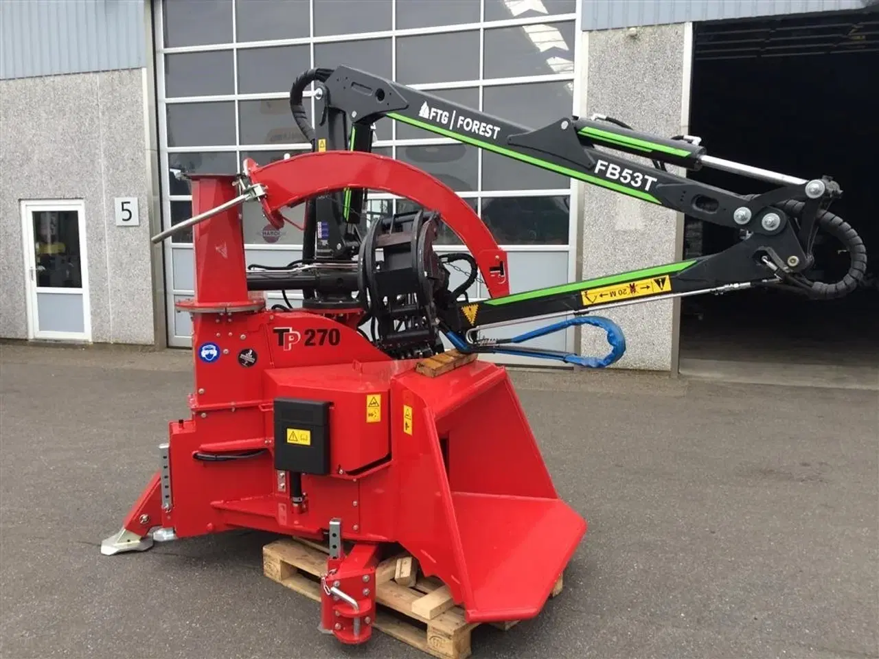 Billede 8 - TP TP 270 K  Med FTG Forest kran