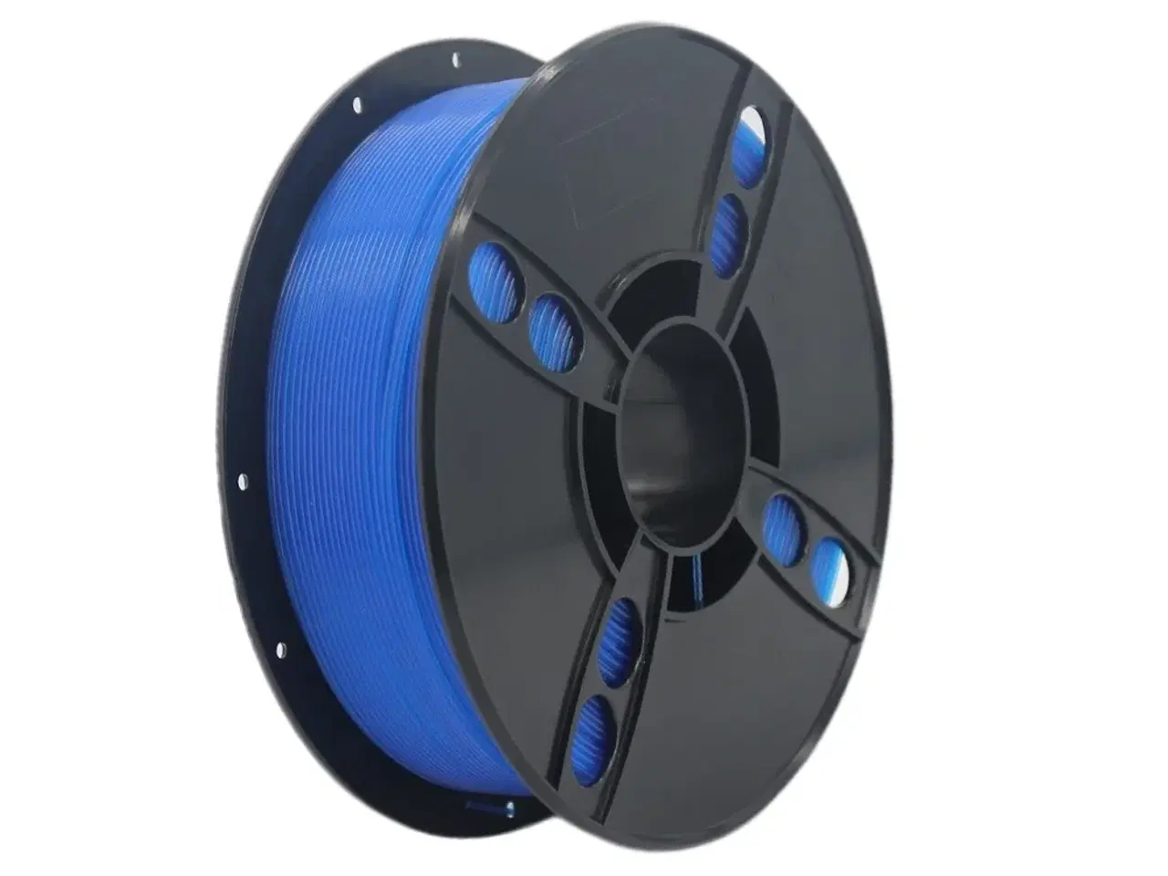 Billede 1 - SKILPRO - Transparent PLA Filament - Blue - 1kg