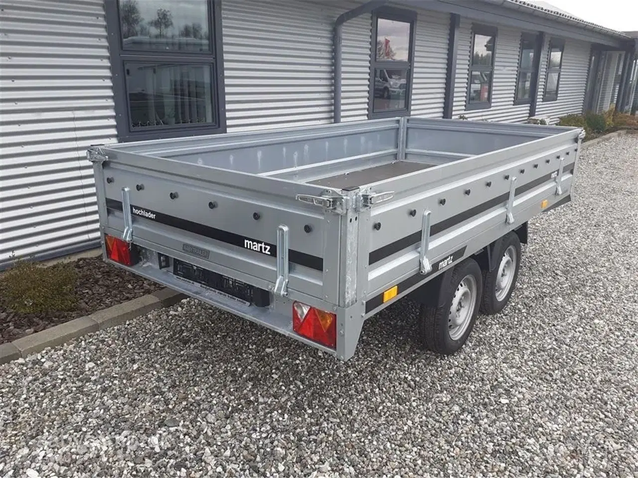 Billede 3 - 0 - Martz Transporter 3015/2 750 Kg.   Stor 750 kg boggie trailer til skarp pris Nu Med 40 Cm. sider.