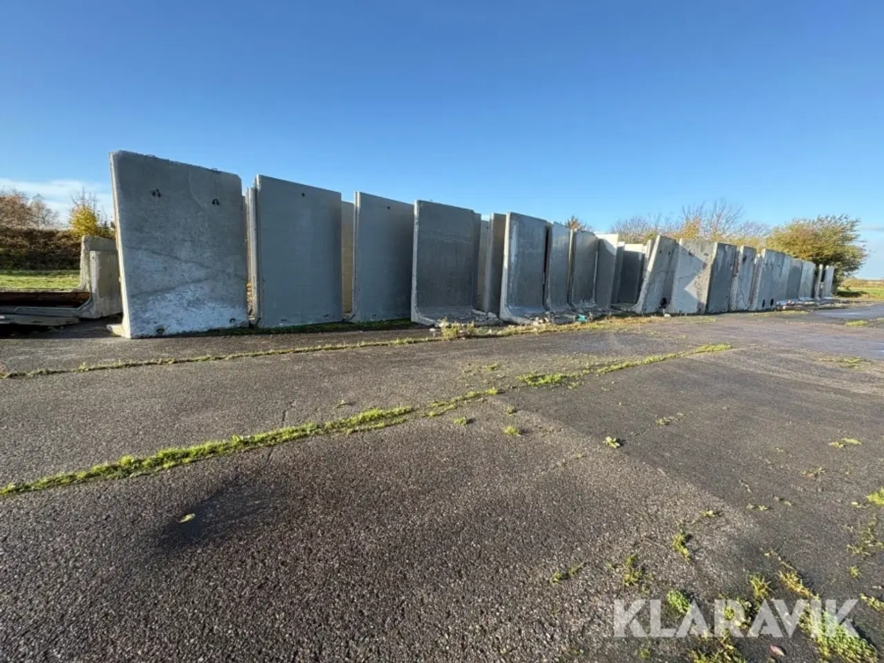 Billede 4 - Beton skillevægge fra kornlager anslået 81 styk.