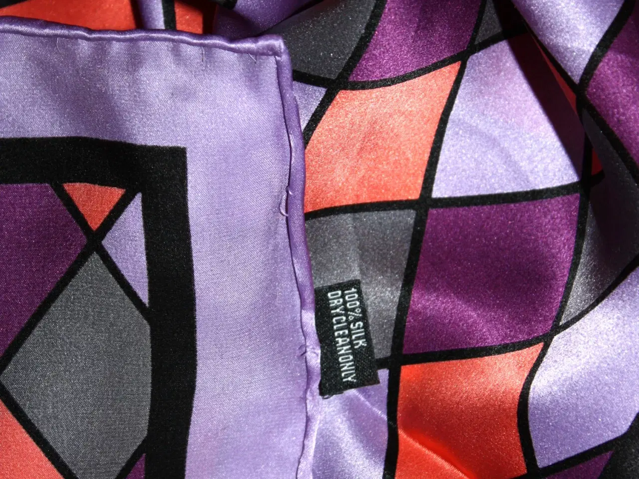 Billede 4 - Vintage Openmind silke tørklæde 53 cm x 53 cm