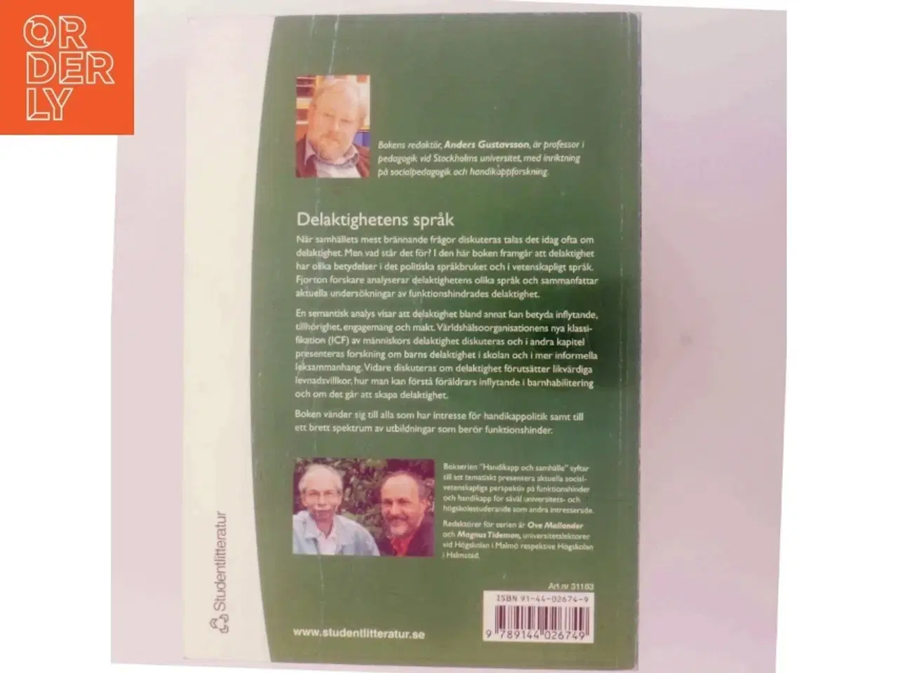 Billede 3 - Delaktighetens språk af Anders Gustavsson (Bog)