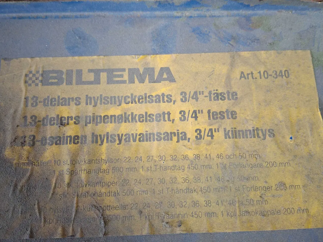 Billede 2 - Topnøglesæt 3/4
