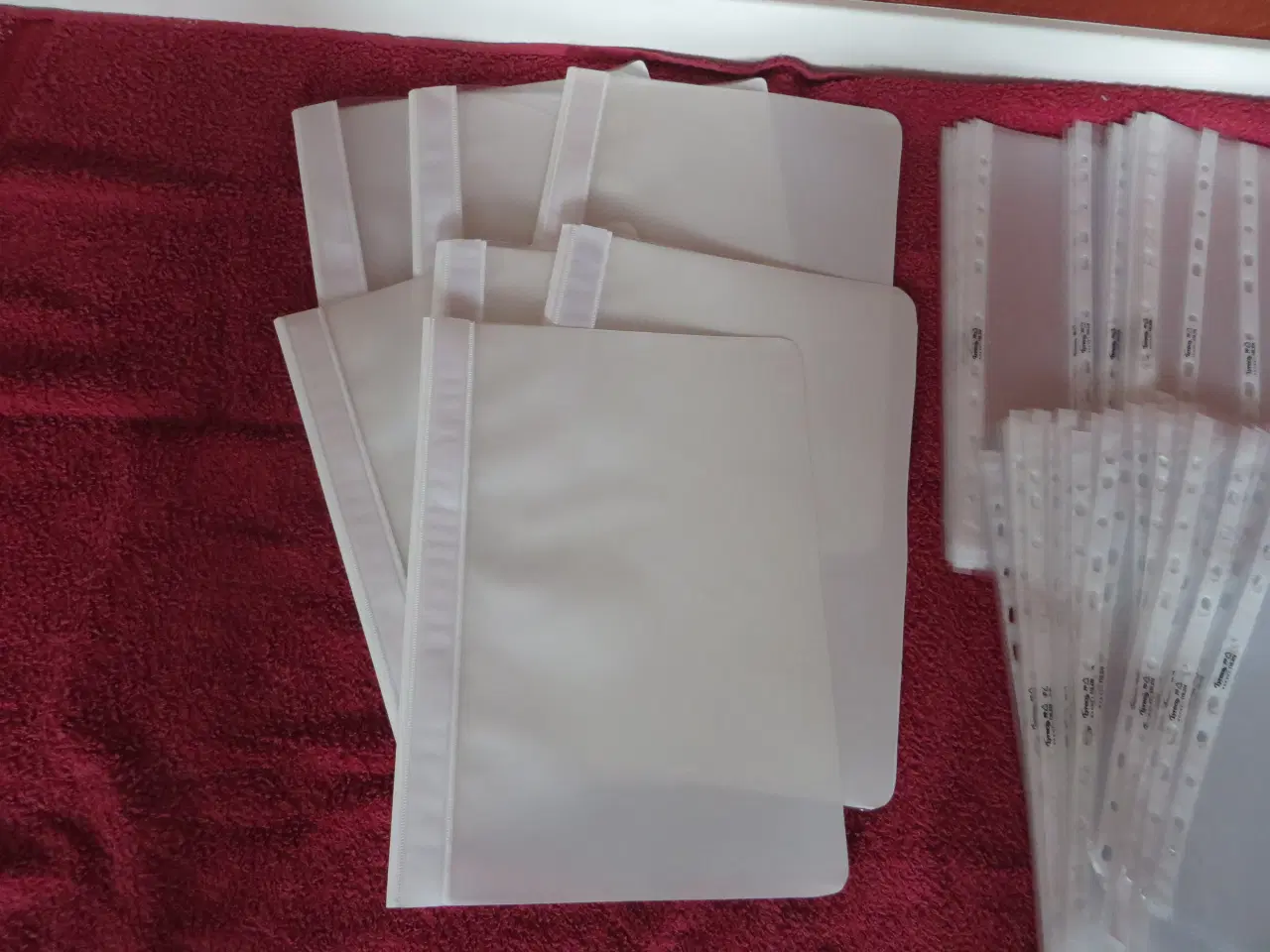 Billede 2 - Plastlomme i formatet A4 / Universalmapper hvid