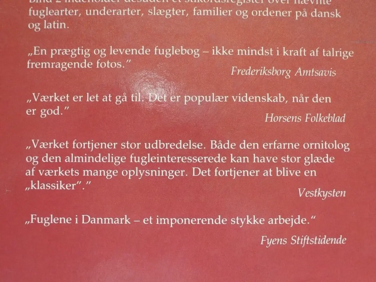Billede 3 - fuglene i danmark 1-2, red. af hans meltofte og jo
