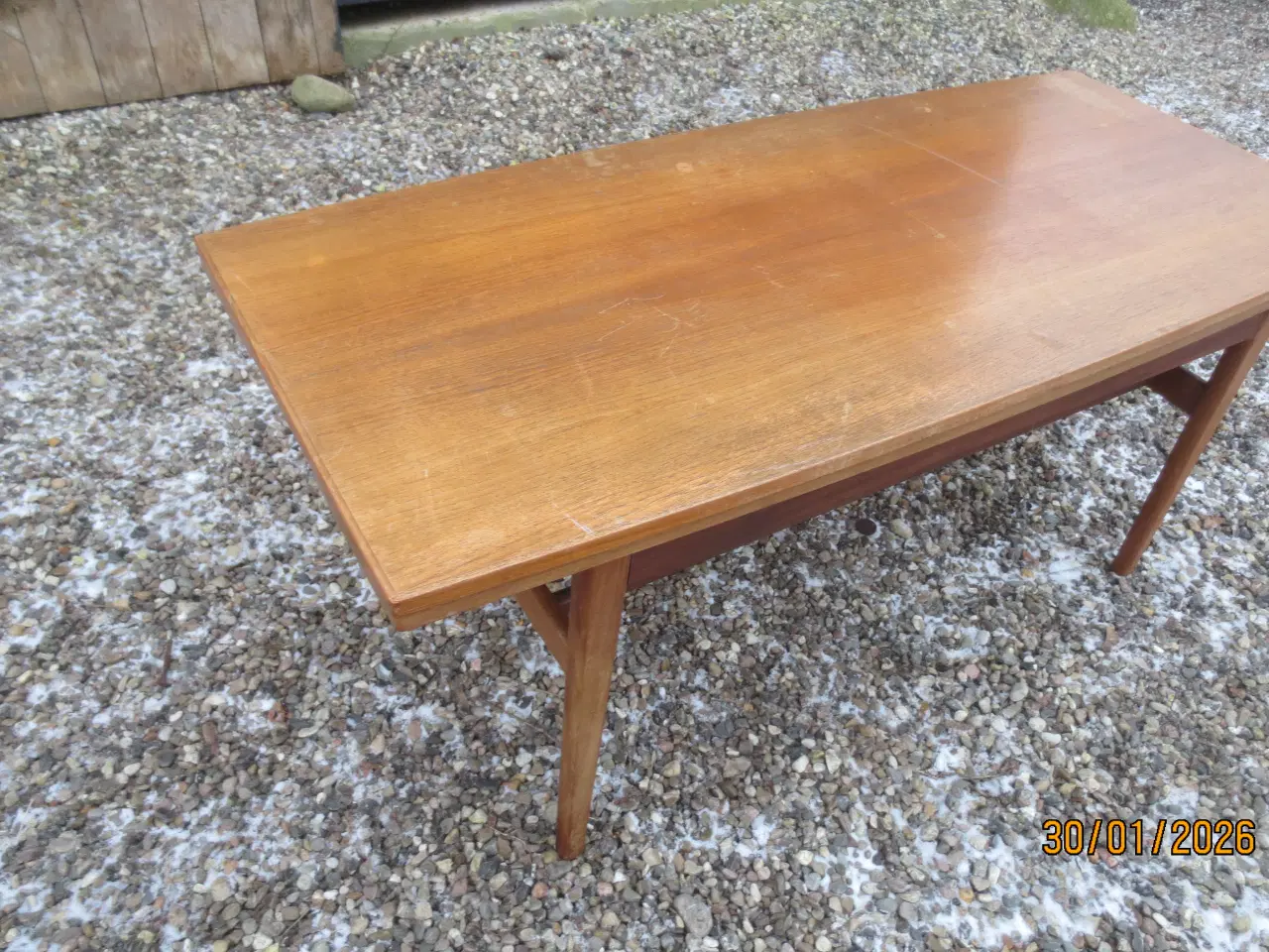Billede 5 - 1 stk Københavnerbord i Teaktræ 