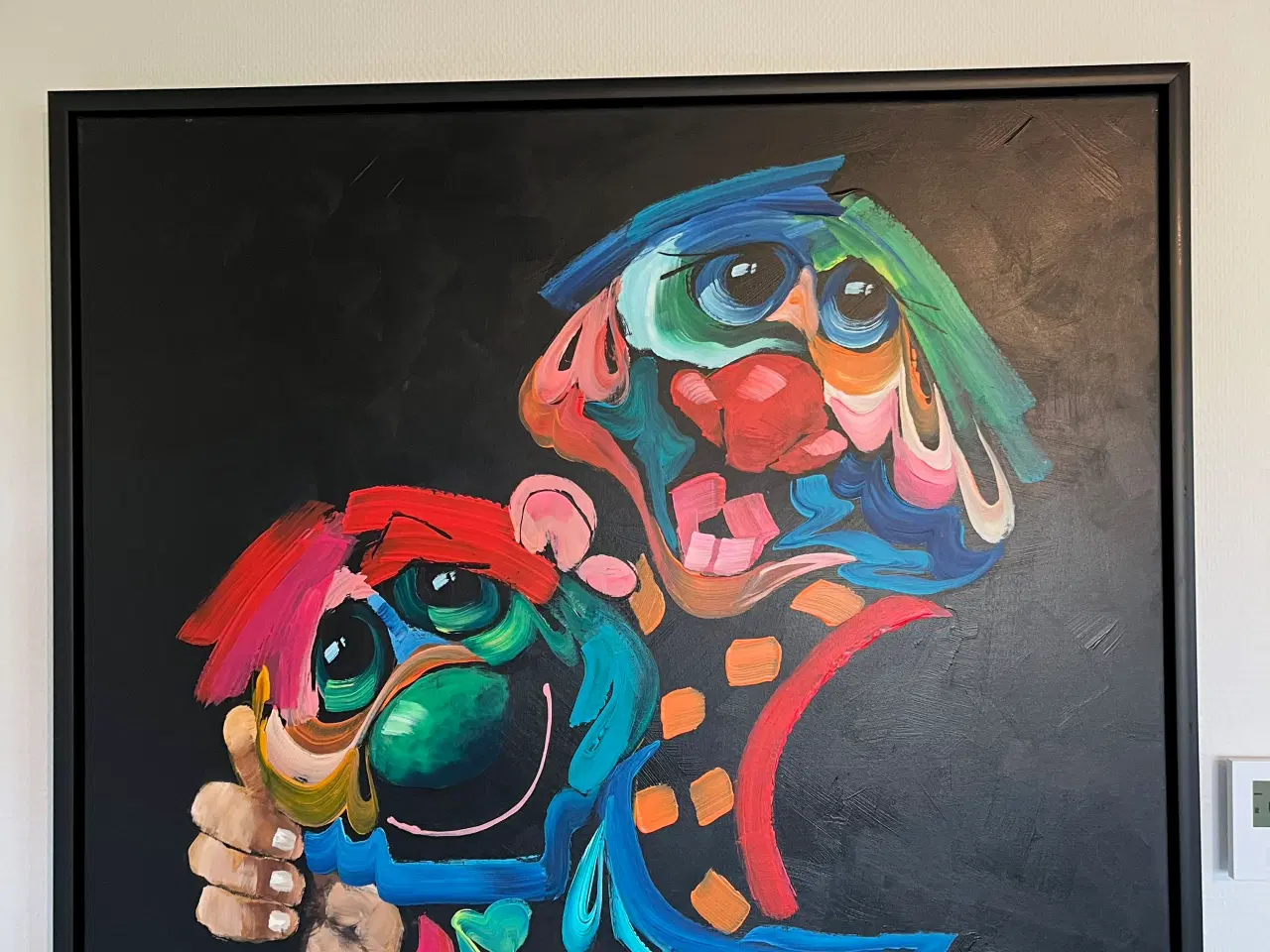 Billede 1 - Maleri af Connie Østergaard Bønløkke. Eksistenser