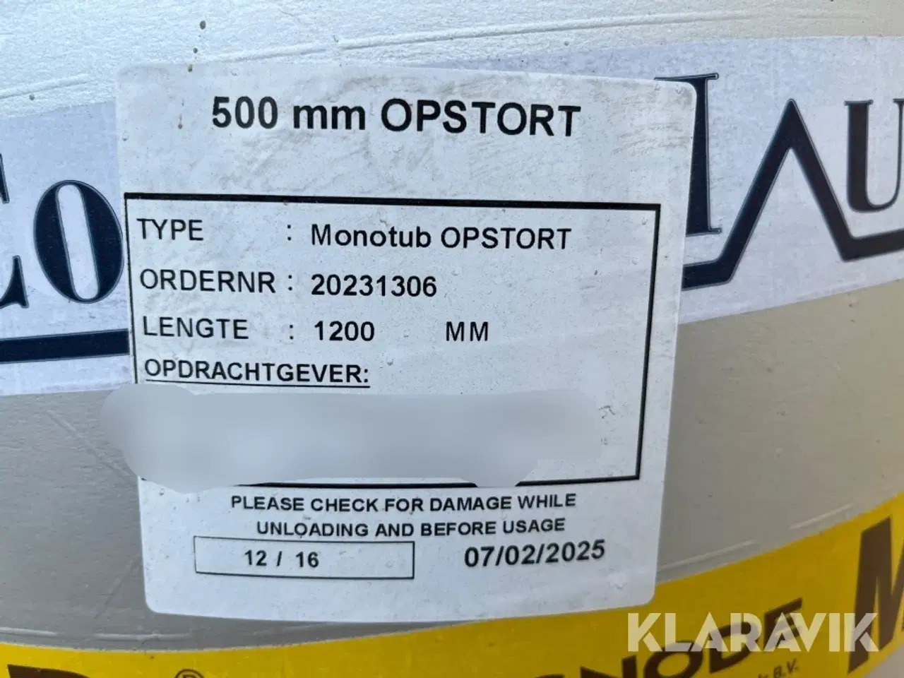 Billede 3 - Støbe rør Haucon Monotube Ø500 16Styk