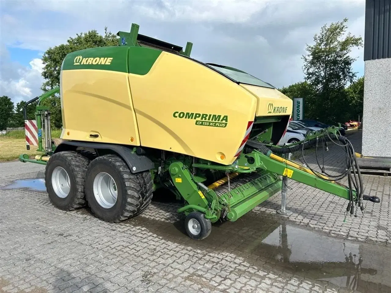 Billede 1 - KRONE Comprima CF 155 XC Ny plus model,store hjul og foliebinding