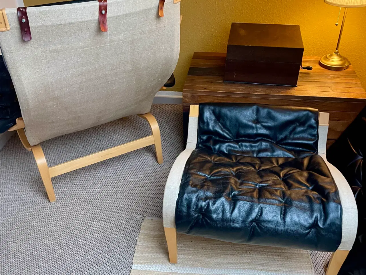 Billede 3 - Pernilla 69 stol incl skammel i flot stand uden pl