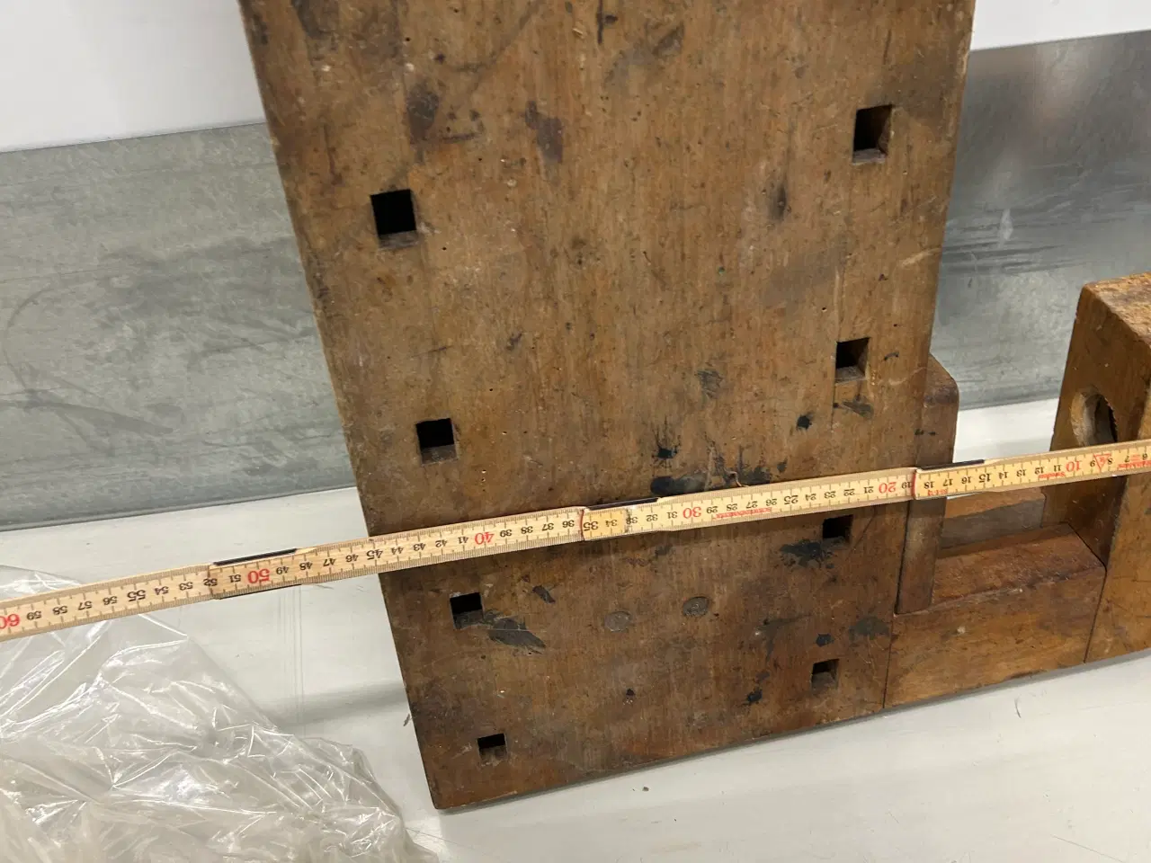 Billede 4 - Antik høvlbænk