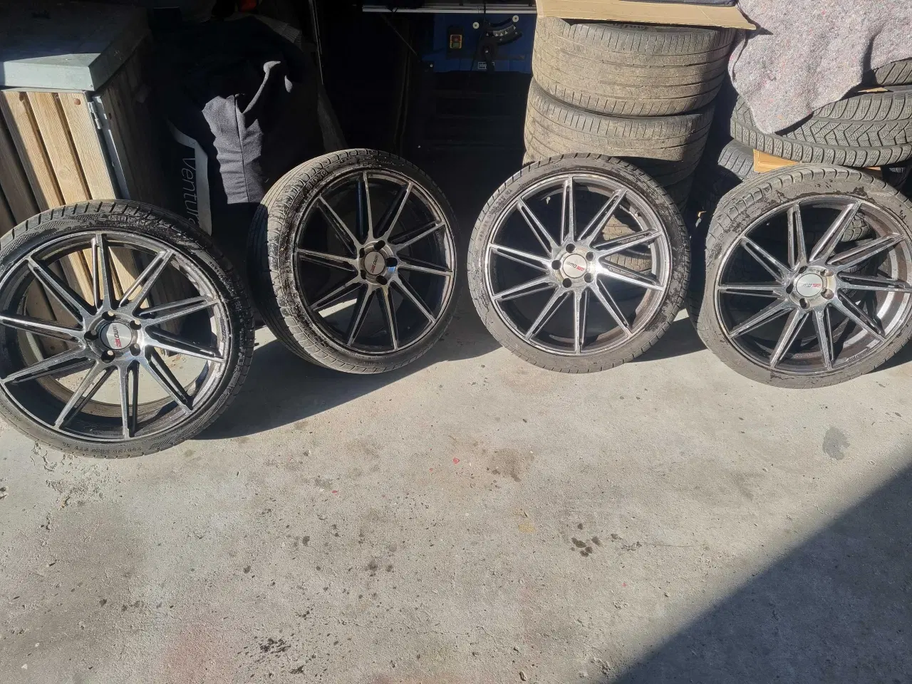 Billede 2 - Fede 20 tommer fælge 5x112 pp lidt sommerdæk 