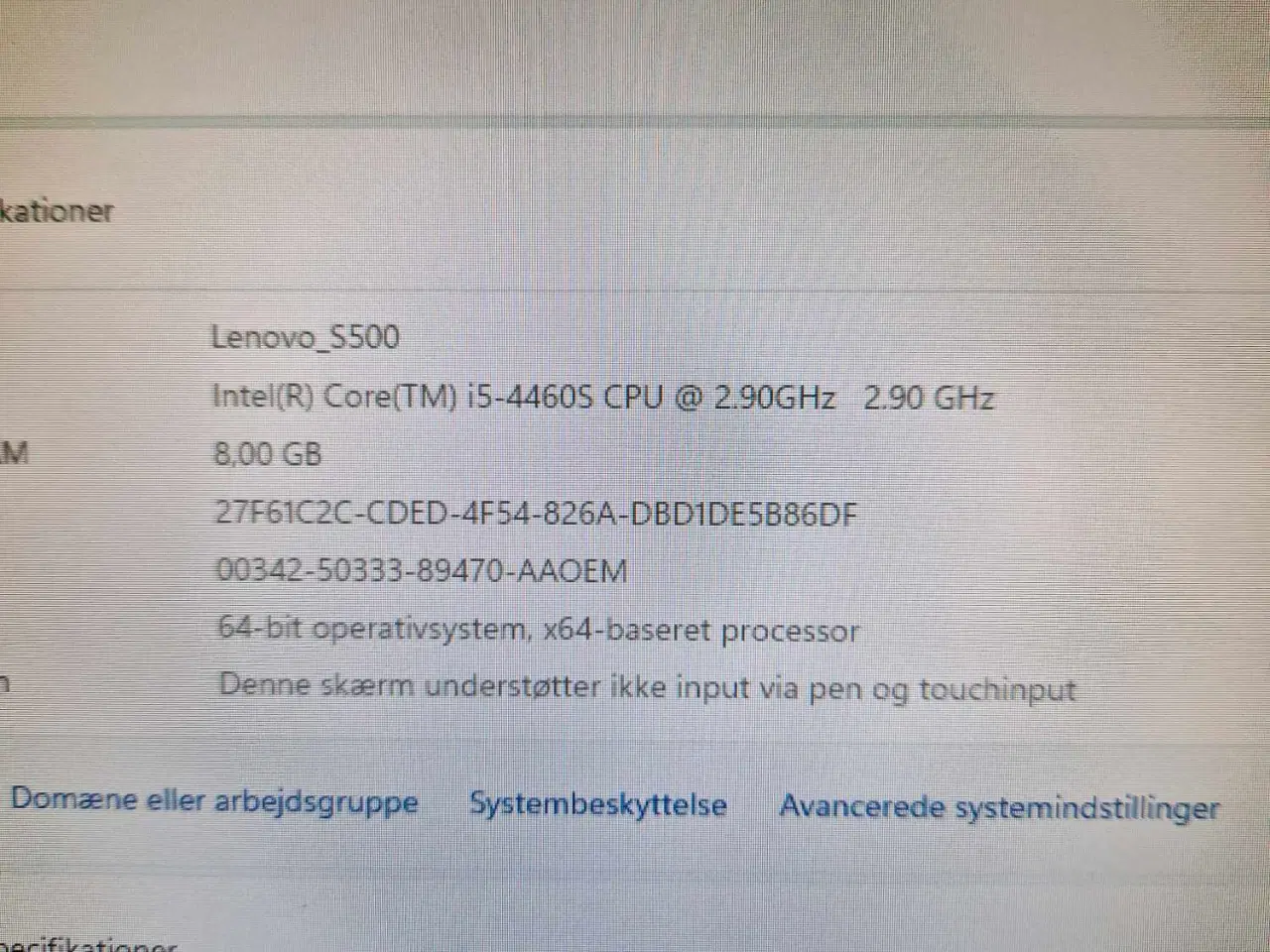 Billede 1 - Lenovo S500 workstation