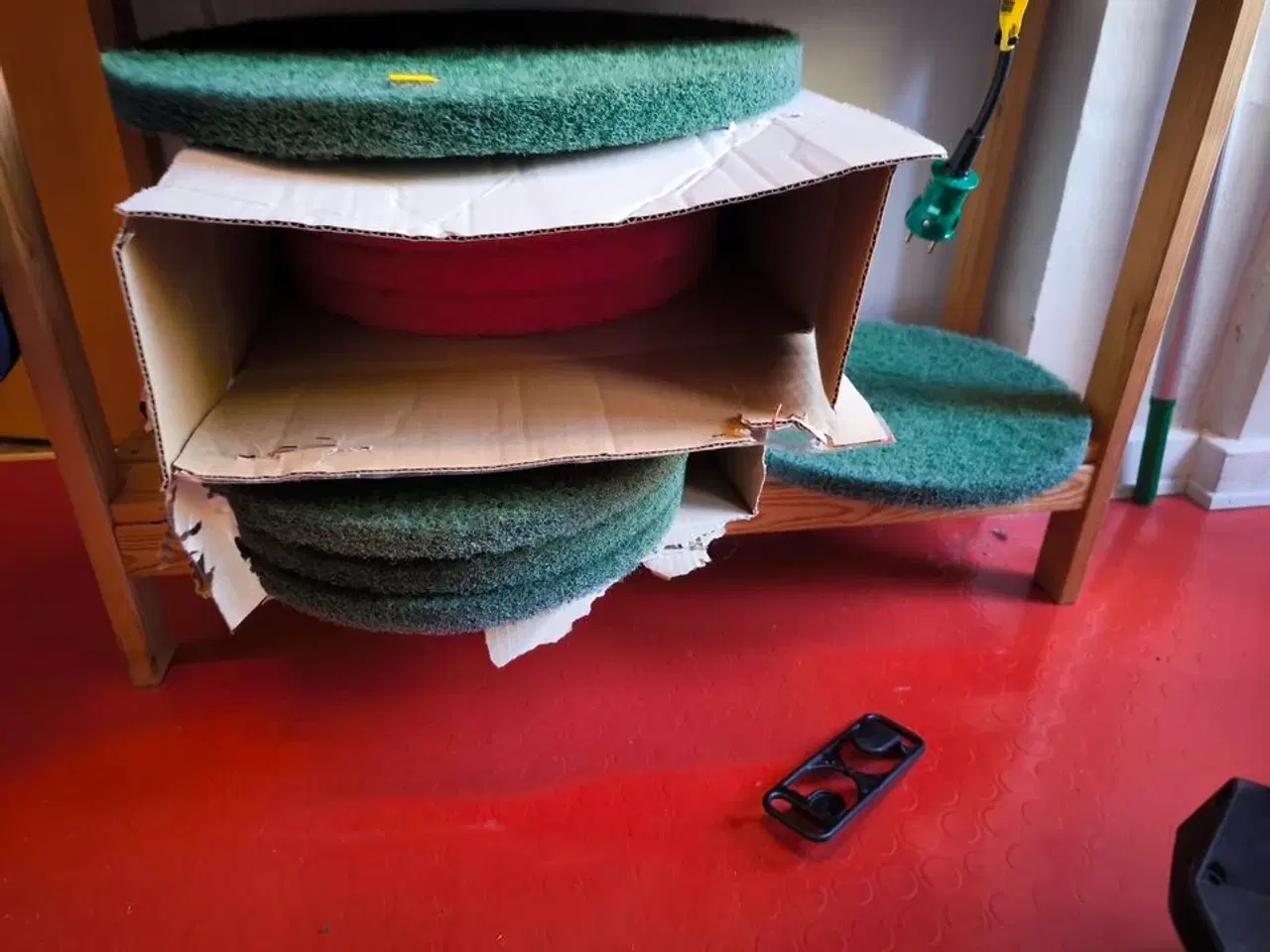 Billede 4 - Børster, puder m.v. til gulvvasker