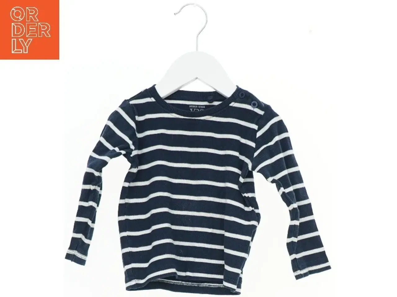 Billede 1 - Langærmet, stribet bluse fra VRS (str. 80)