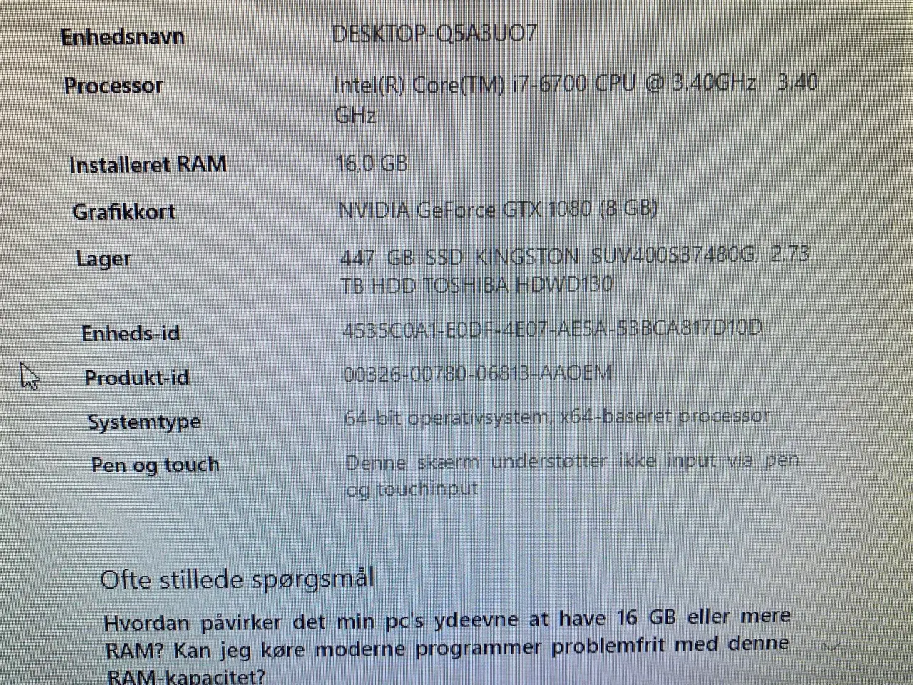 Billede 1 - Gamer pc