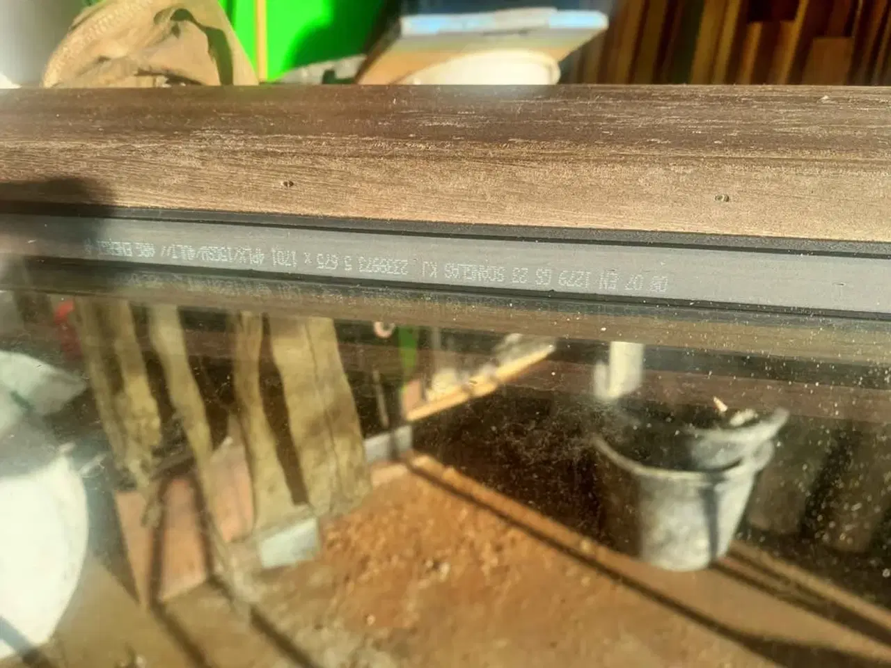 Billede 5 - Teak/mahogni dør, 204 høj x 91,3