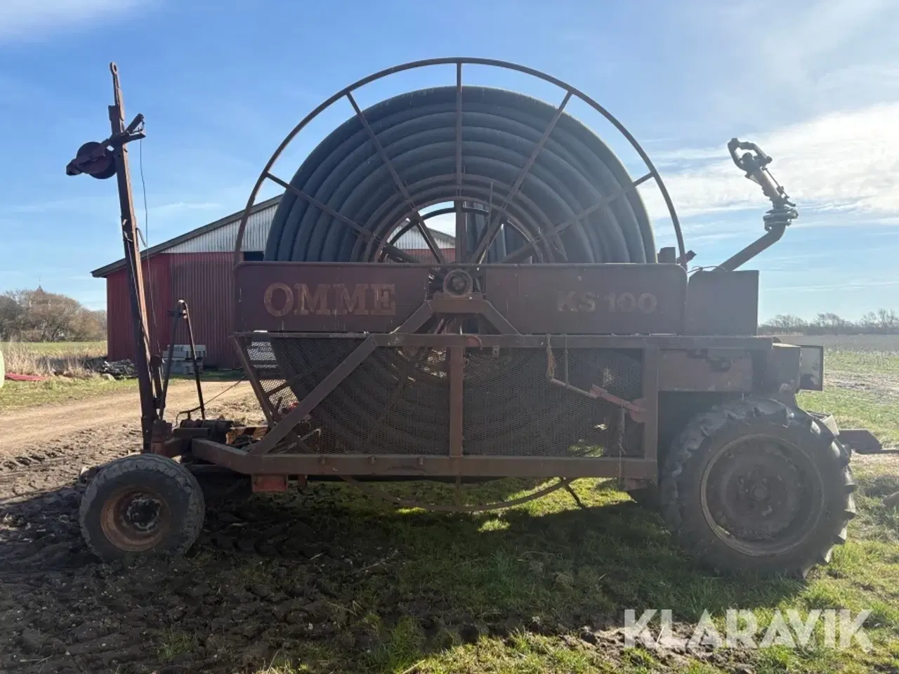 Billede 4 - Vandlingsmaskine Omme KS100 - cirka 700 meter slange