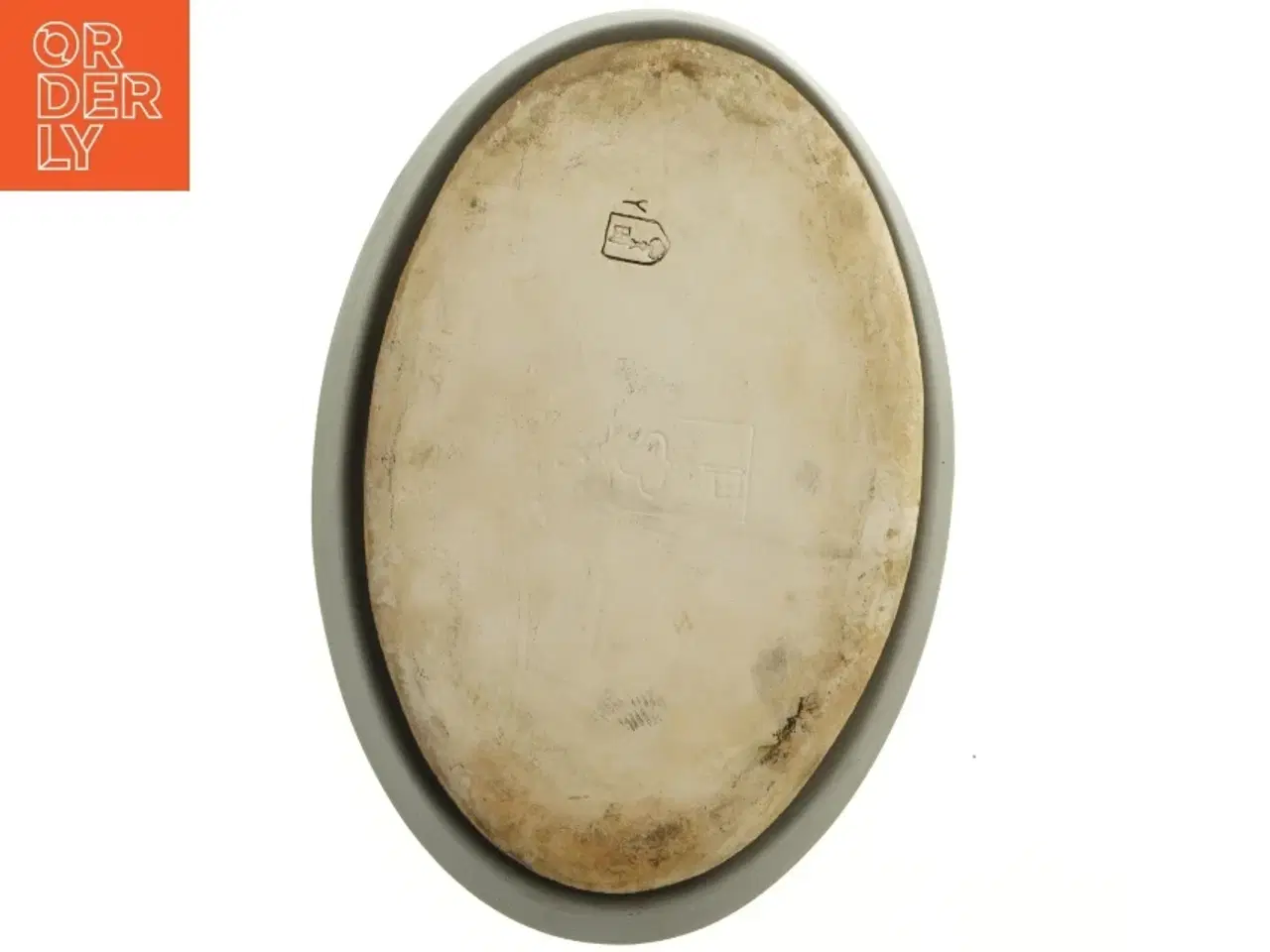 Billede 5 - Brunt keramikfad (str. 33 x 23 cm)