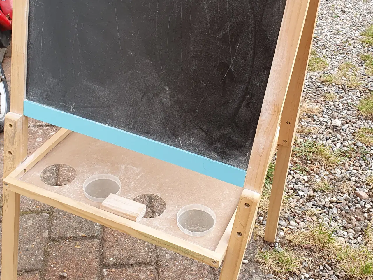 Billede 1 - Tavle, whiteboard og kridt