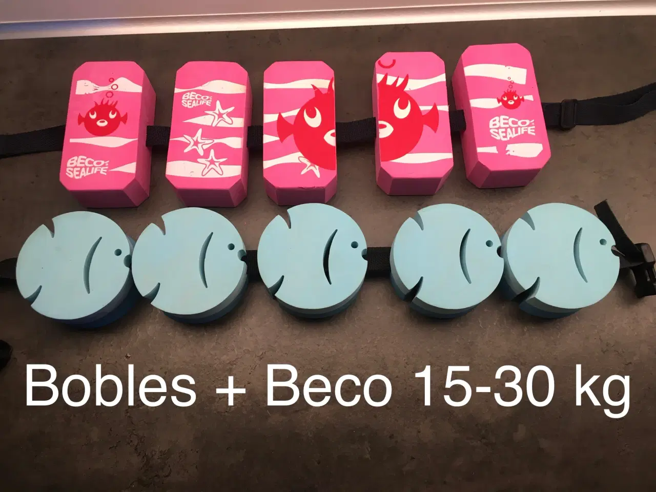 Billede 1 - Bobles + Beco svømmebælte 70 kr pr stk.