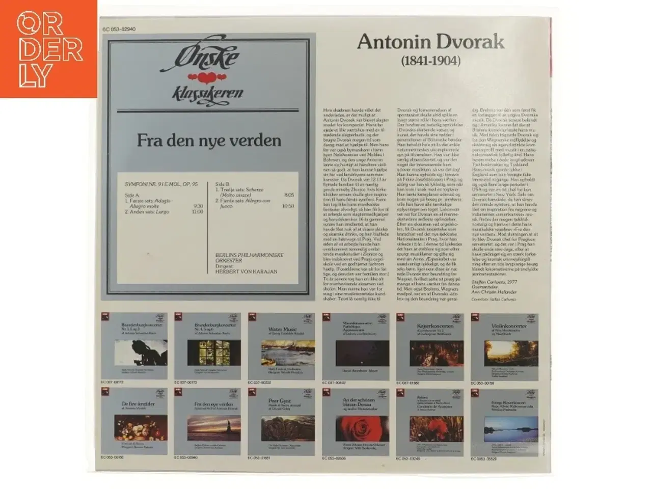 Billede 2 - LP Fra den nye verden fra EMI