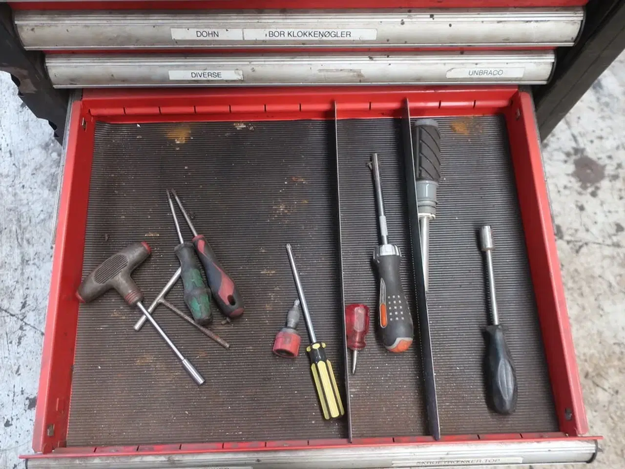 Billede 10 - Værktøjsvogn med div. Værktøj
