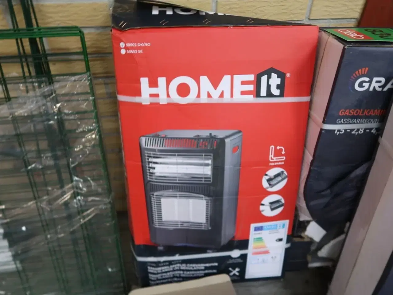 Billede 2 - HOME It sammenklappelig gasvarmeovn med varmeblæser 4,2 kW